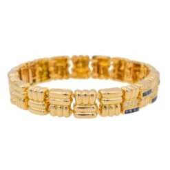 Bracelet BOUCHERON En Or Jaune, Saphir Et Diamants 15 Bracelet BOUCHERON En Or Jaune, Saphir Et Diamants -Castafiore Boutique bracelet boucheron en or jaune saphir et diamants 121062