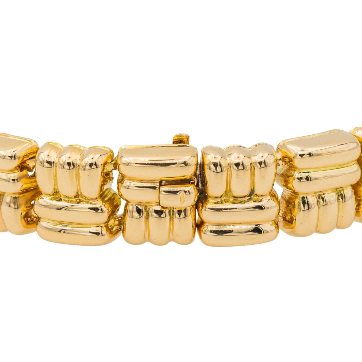 Bracelet BOUCHERON En Or Jaune, Saphir Et Diamants 7 Bracelet BOUCHERON En Or Jaune, Saphir Et Diamants – Image 7