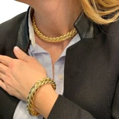 Miller Bracelet BOUCHERON "Tressé" En Or Jaune -Castafiore Boutique bracelet boucheron tresse en or jaune 949157