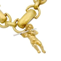 Miller Bracelet Breloque Chérubins Musiciens En Or Jaune -Castafiore Boutique bracelet breloque cherubins musiciens en or jaune 379337