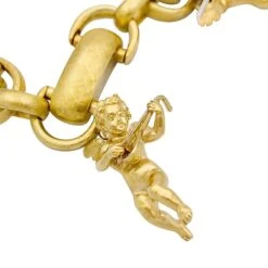 Miller Bracelet Breloque Chérubins Musiciens En Or Jaune -Castafiore Boutique bracelet breloque cherubins musiciens en or jaune 423161