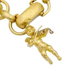 Miller Bracelet Breloque Chérubins Musiciens En Or Jaune -Castafiore Boutique bracelet breloque cherubins musiciens en or jaune 963230