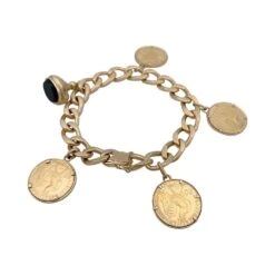 Miller Bracelet Breloques Pièces De Monnaie Et Sceau 5 Miller Bracelet Breloques Pièces De Monnaie Et Sceau -Castafiore Boutique bracelet breloques pieces de monnaie et sceau 185419