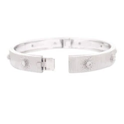 Miller Bracelet BUCCELLATI "Macri Classica" En Or Blanc Et Diamants -Castafiore Boutique bracelet buccellati macri classica en or blanc et diamants 267771