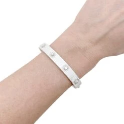 Miller Bracelet BUCCELLATI "Macri Classica" En Or Blanc Et Diamants -Castafiore Boutique bracelet buccellati macri classica en or blanc et diamants 727656