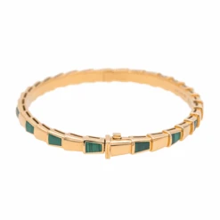 Bracelet BULGARI "Serpenti" En Or Rose Et Malachite 10 Bracelet BULGARI "Serpenti" En Or Rose Et Malachite -Castafiore Boutique bracelet bulgari serpenti en or rose et malachite 786327