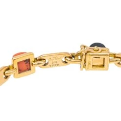 Bracelet CARTIER En Or Jaune, Onyx Et Corail -Castafiore Boutique bracelet cartier en or jaune onyx et corail 284355