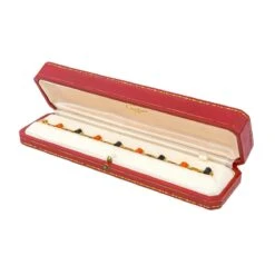 Bracelet CARTIER En Or Jaune, Onyx Et Corail -Castafiore Boutique bracelet cartier en or jaune onyx et corail 579927