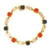 Bracelet CARTIER En Or Jaune, Onyx Et Corail -Castafiore Boutique bracelet cartier en or jaune onyx et corail 650710