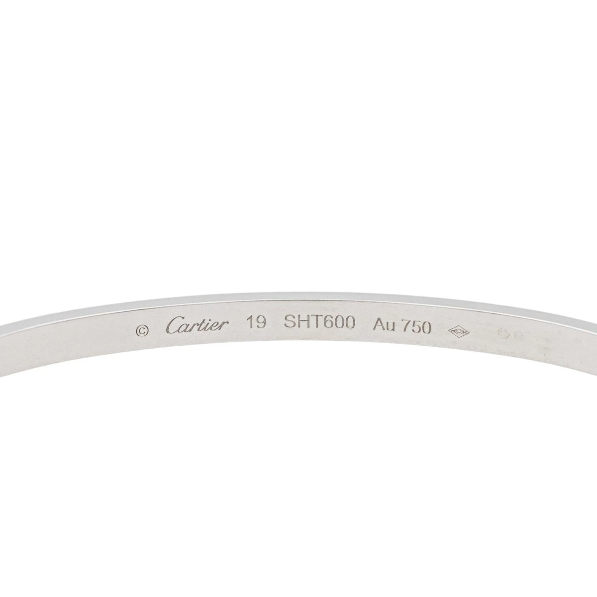 Bracelet CARTIER "Jonc Love" En Or Blanc 4 Bracelet CARTIER "Jonc Love" En Or Blanc – Image 4