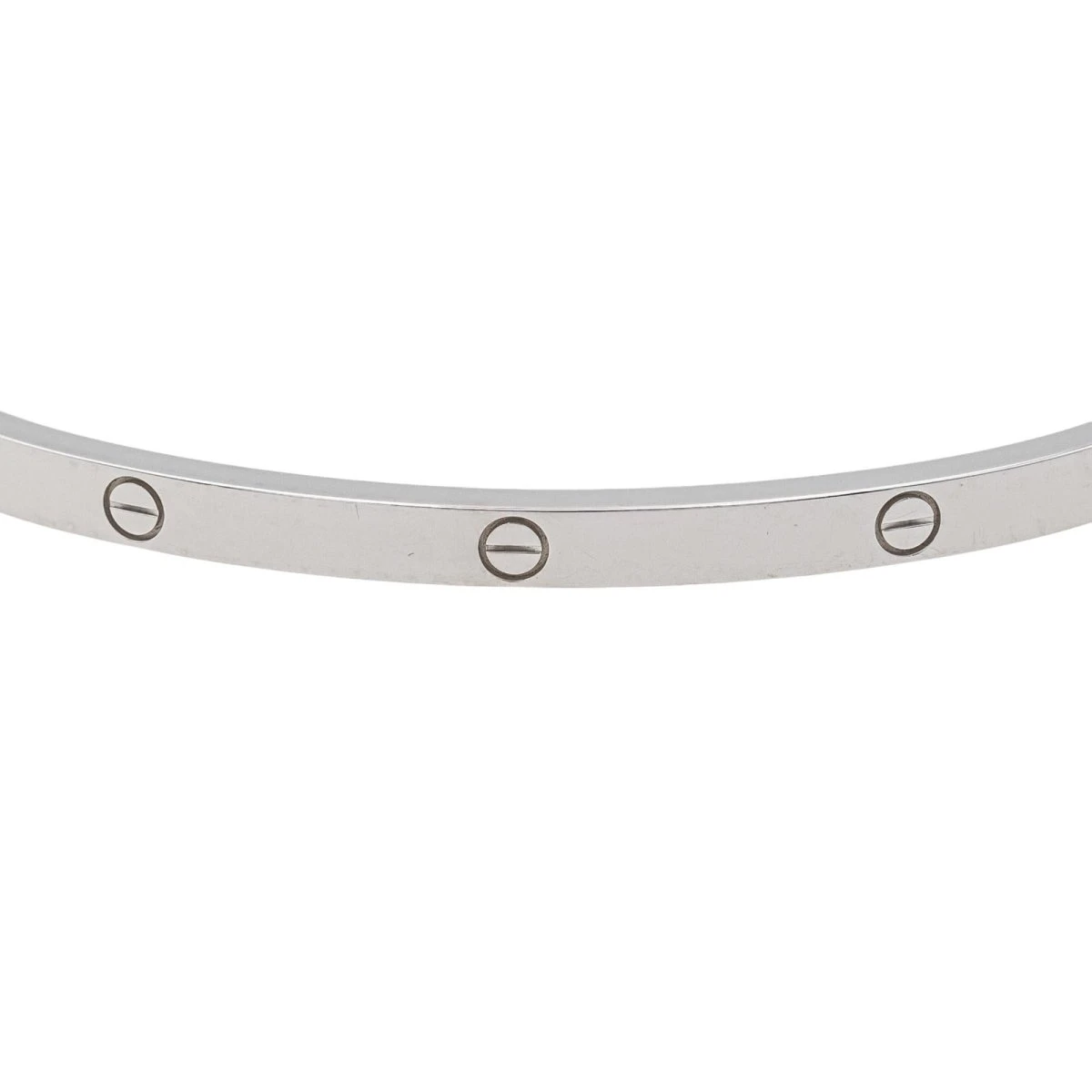 Bracelet CARTIER "Jonc Love" En Or Blanc 3 Bracelet CARTIER "Jonc Love" En Or Blanc – Image 3