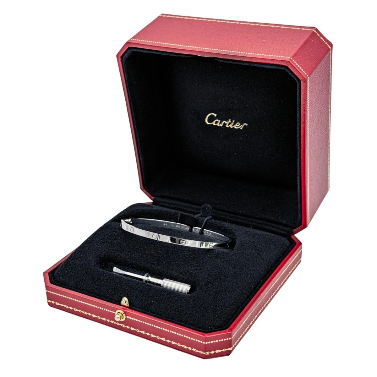 Bracelet CARTIER "Jonc Love" En Or Blanc 5 Bracelet CARTIER "Jonc Love" En Or Blanc – Image 5