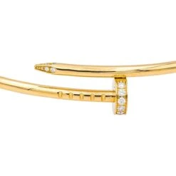 Bracelet CARTIER "Juste Un Clou" En Or Jaune Et Diamant -Castafiore Boutique bracelet cartier juste un clou en or jaune et diamant 6916390