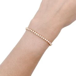 Miller Bracelet CARTIER "Lignes Essentielles" En Or Rose Et Diamants. -Castafiore Boutique bracelet cartier lignes essentielles en or rose et diamants 226508