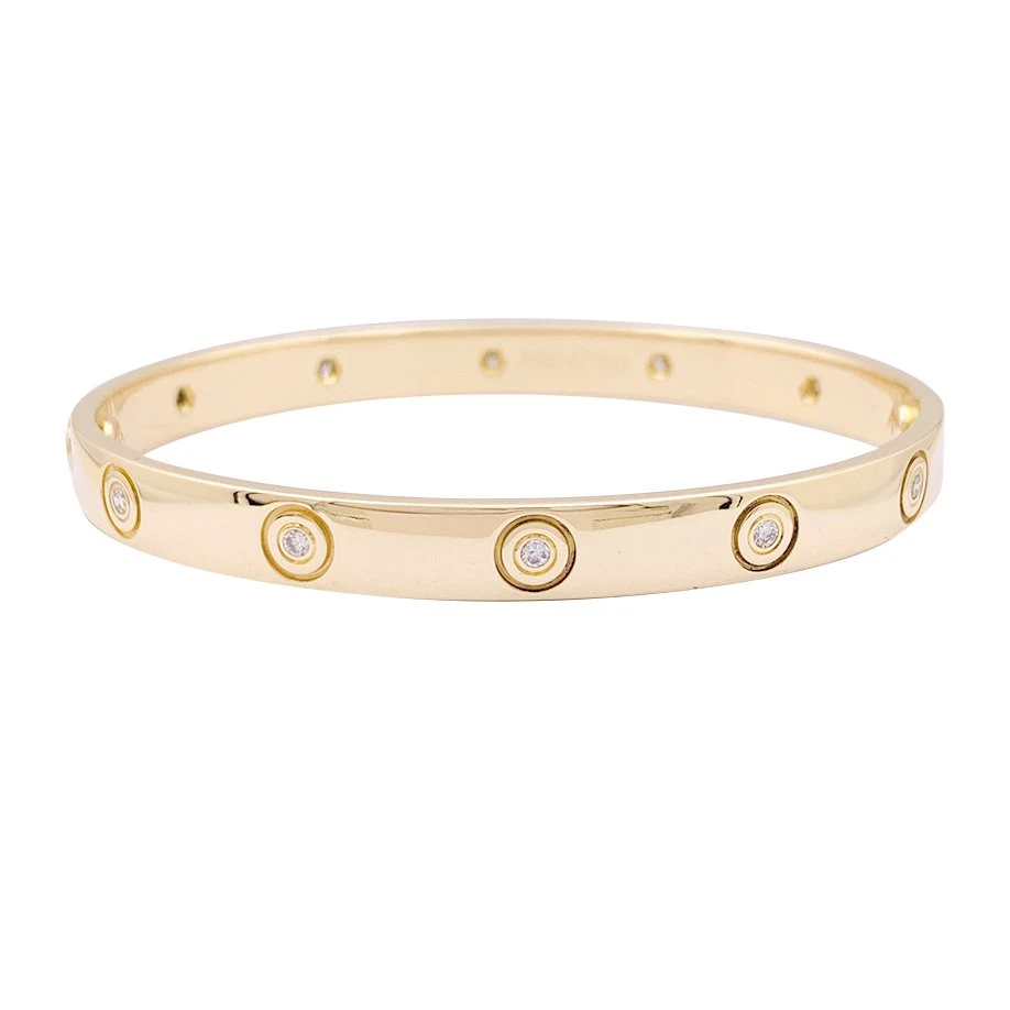 Miller Bracelet CARTIER "Love" En Or Jaune Et Diamants 5 Miller Bracelet CARTIER "Love" En Or Jaune Et Diamants – Image 5