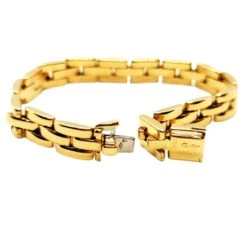 Bracelet Maillon CARTIER "Panthère" En Or Jaune 5 Bracelet Maillon CARTIER "Panthère" En Or Jaune -Castafiore Boutique bracelet cartier maillon panthere en or jaune 171305