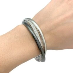 Miller Bracelet CARTIER "Trinity" En Or Blanc, Céramique Et Diamants -Castafiore Boutique bracelet cartier trinity en or blanc ceramique et diamants 720195