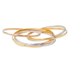 Bracelet CARTIER "Trinity" En Or Jaune, Rose Et Blanc -Castafiore Boutique bracelet cartier trinity or jaune 836268