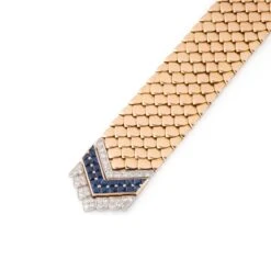 Bracelet Ceinture BOUCHERON En Or Jaune, Saphirs Et Diamants 13 Bracelet Ceinture BOUCHERON En Or Jaune, Saphirs Et Diamants -Castafiore Boutique bracelet ceinture boucheron en or jaune saphirs et diamants 334582