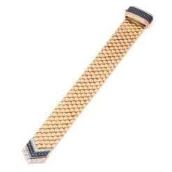 Bracelet Ceinture BOUCHERON En Or Jaune, Saphirs Et Diamants 11 Bracelet Ceinture BOUCHERON En Or Jaune, Saphirs Et Diamants -Castafiore Boutique bracelet ceinture boucheron en or jaune saphirs et diamants 660193