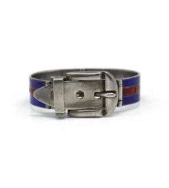 Bracelet Ceinture GUCCI En Argent Et émail
