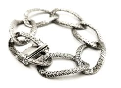 Bracelet Chaîne En Or Blanc 10 Bracelet Chaîne En Or Blanc -Castafiore Boutique bracelet chaine en or blanc 939341