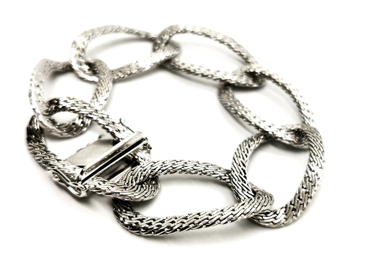 Bracelet Chaîne En Or Blanc 5 Bracelet Chaîne En Or Blanc – Image 5