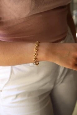 Bracelet Chaîne En Or Jaune 13 Bracelet Chaîne En Or Jaune -Castafiore Boutique bracelet chaine en or jaune 685031