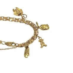 Bracelet Charm's Maille En Or Jaune -Castafiore Boutique bracelet charms maille en or jaune 9665481