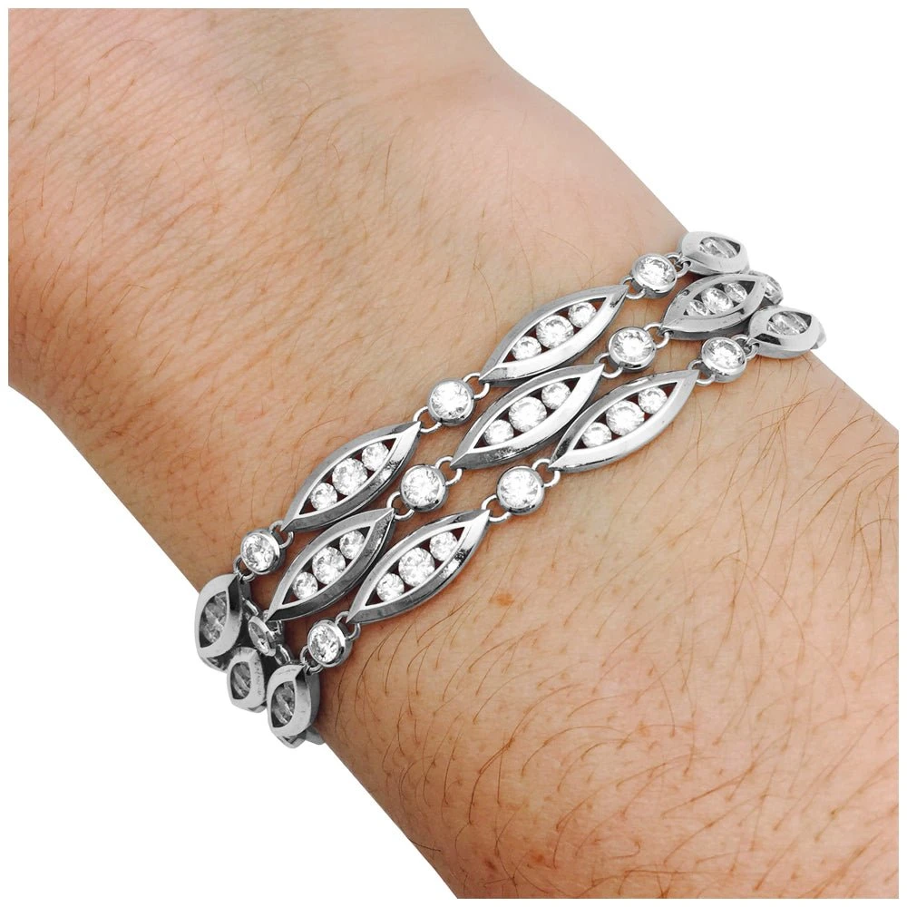 Miller Bracelet CHAUMET "Classique" En Or Blanc Et Diamants 2 Miller Bracelet CHAUMET "Classique" En Or Blanc Et Diamants – Image 2