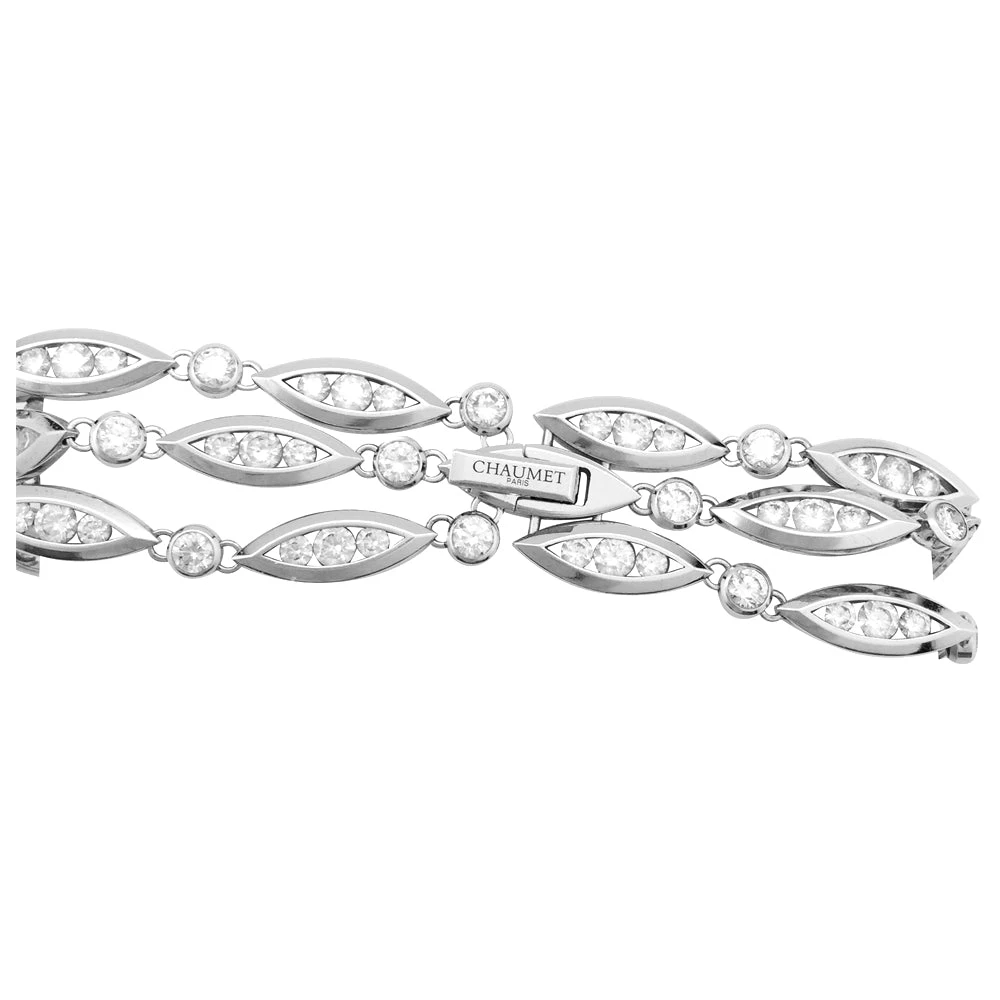 Miller Bracelet CHAUMET "Classique" En Or Blanc Et Diamants 3 Miller Bracelet CHAUMET "Classique" En Or Blanc Et Diamants – Image 3