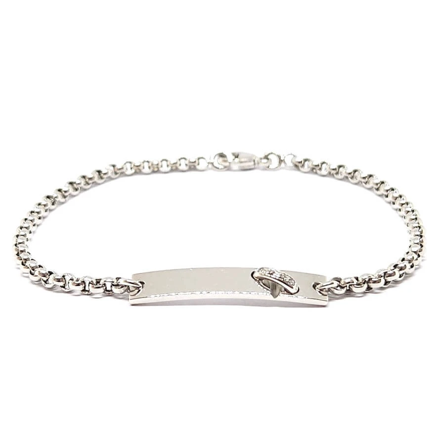 Bracelet Chaumet ''Lien" Diamants En Or Blanc 1 Bracelet Chaumet ''Lien" Diamants En Or Blanc