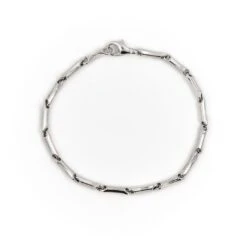Bracelet CHIMENTO "Bamboo" En Or Blanc