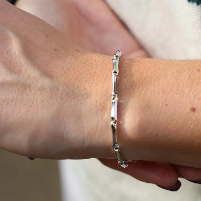 Bracelet CHIMENTO "Bamboo" En Or Blanc 2 Bracelet CHIMENTO "Bamboo" En Or Blanc – Image 2