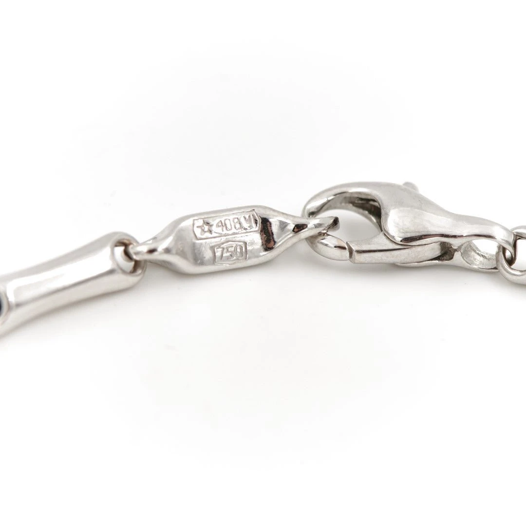 Bracelet CHIMENTO "Bamboo" En Or Blanc 6 Bracelet CHIMENTO "Bamboo" En Or Blanc – Image 6