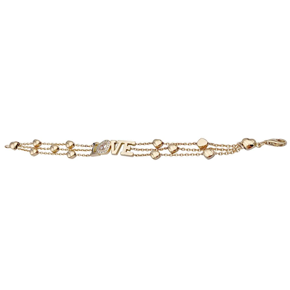 Miller Bracelet CHOPARD “Love Happy Diamonds" En Or Jaune Et Diamants 3 Miller Bracelet CHOPARD “Love Happy Diamonds" En Or Jaune Et Diamants – Image 3