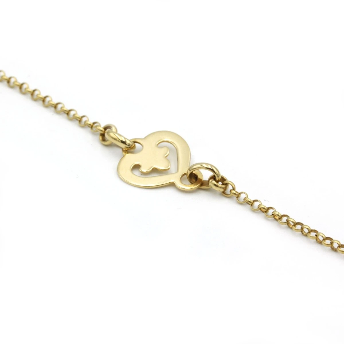 Bracelet OJ PERRIN "Coeur De Légende" En Or Jaune 1 Bracelet OJ PERRIN "Coeur De Légende" En Or Jaune