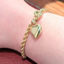 Bracelet Coeur Or Jaune -Castafiore Boutique bracelet coeur or jaune 226818