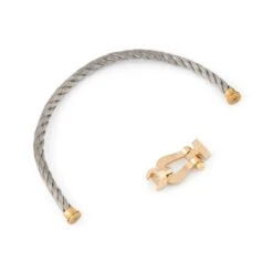Bracelet De La Maison Fred Force 10 En Or Et Acier -Castafiore Boutique bracelet de la maison fred force 10 en or et acier 460593
