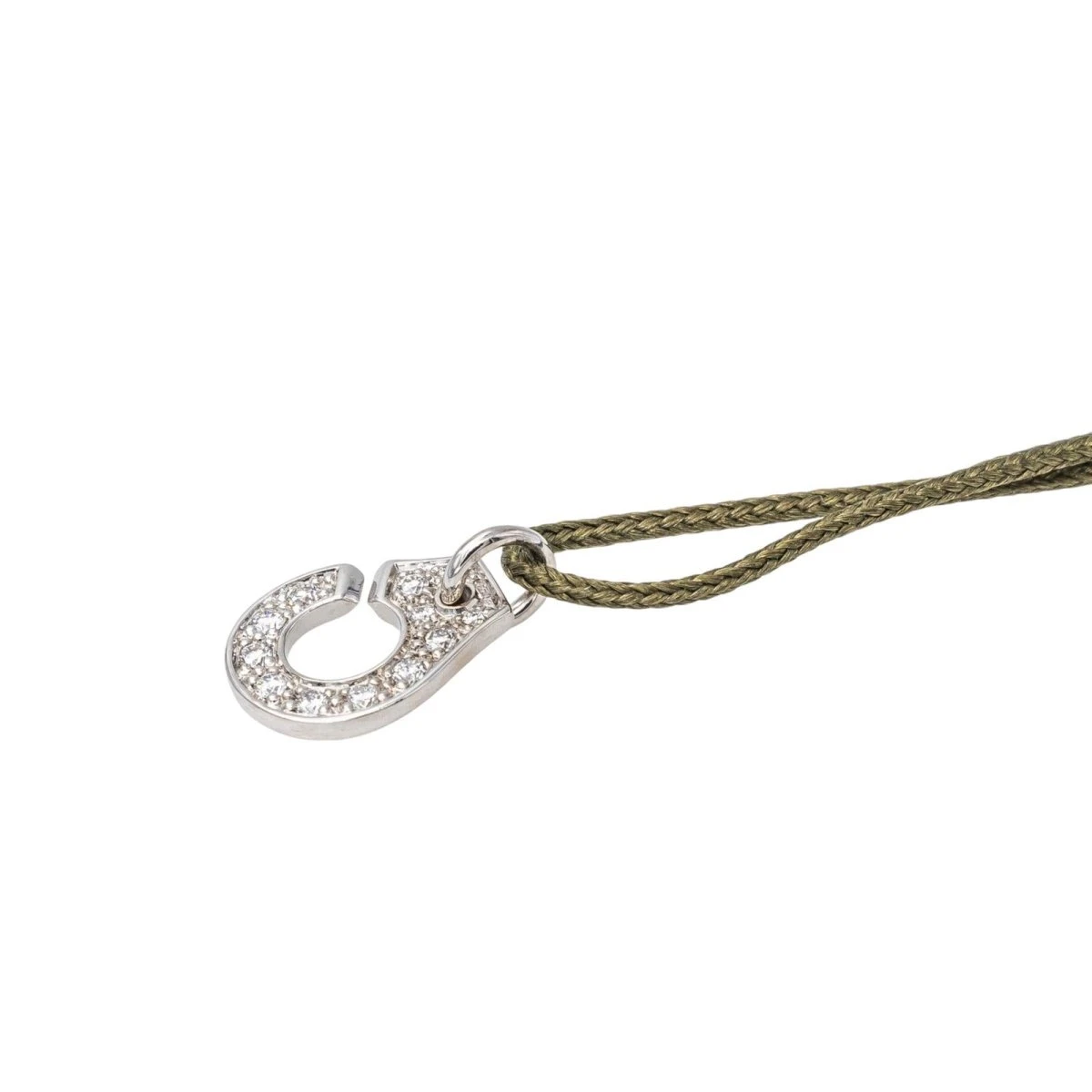 Bracelet Dinh Van Cordon Menottes Or Blanc Diamant 8 Bracelet Dinh Van Cordon Menottes Or Blanc Diamant – Image 8