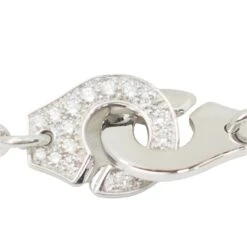 Bracelet DINH VAN Menottes R12 En Or Blanc Et Diamants -Castafiore Boutique bracelet dinh van menottes r12 en or blanc et diamants 201189