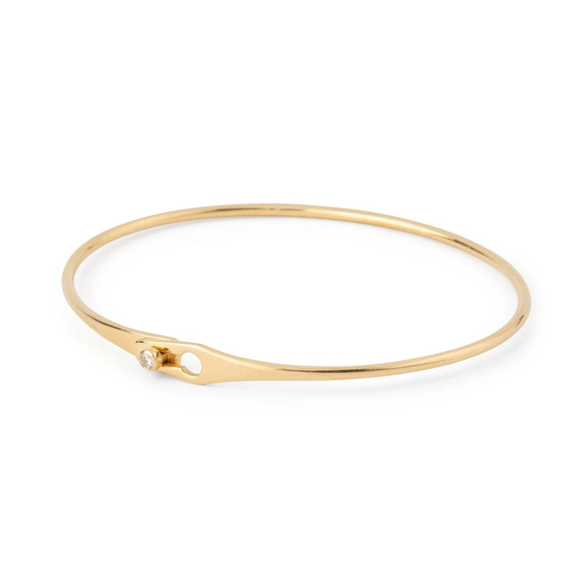 Bracelet DINH VAN "Serrure" En Or Jaune 2 Bracelet DINH VAN "Serrure" En Or Jaune – Image 2