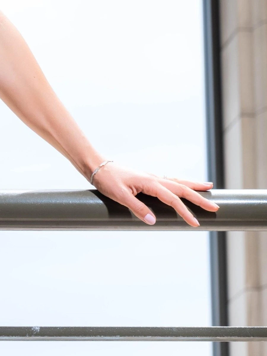 Bracelet DINH VAN "Seventies" En Or Blanc Et Diamant 2 Bracelet DINH VAN "Seventies" En Or Blanc Et Diamant – Image 2