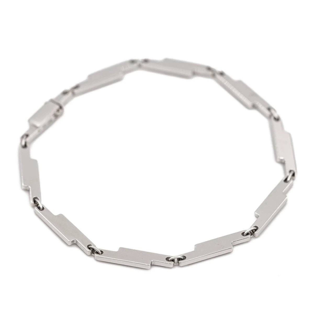 Bracelet DINH VAN "Seventies" En Or Blanc Et Diamant 5 Bracelet DINH VAN "Seventies" En Or Blanc Et Diamant – Image 5