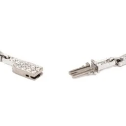 Bracelet DINH VAN "Seventies" En Or Blanc Et Diamant 13 Bracelet DINH VAN "Seventies" En Or Blanc Et Diamant -Castafiore Boutique bracelet dinh van seventies en or blanc et diamant 714456