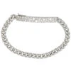 Miller Bracelet DIOR "Gourmette" En Or Blanc Et Diamants -Castafiore Boutique bracelet dior gourmette en or blanc et diamants 101400