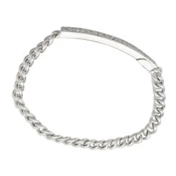 Miller Bracelet DIOR "Gourmette" En Or Blanc Et Diamants -Castafiore Boutique bracelet dior gourmette en or blanc et diamants 787195