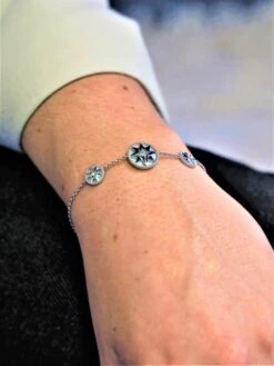 Bracelet DIOR "Rose Des Vents", Or Blanc, Nacre Et Diamant 12 Bracelet DIOR "Rose Des Vents", Or Blanc, Nacre Et Diamant -Castafiore Boutique bracelet dior rose des vents or blanc nacre et diamant 603437