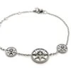 Bracelet DIOR "Rose Des Vents", Or Blanc, Nacre Et Diamant -Castafiore Boutique bracelet dior rose des vents or blanc nacre et diamant 844321