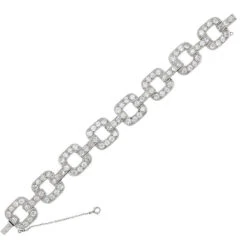 Miller Bracelet En Or Blanc, Diamants Taille Ancienne -Castafiore Boutique bracelet en or blanc diamants taille ancienne 602537